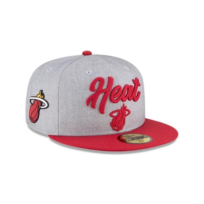 Sapca New Era Miami Heat NBA NBA Draft 59FIFTY Fitted - Gri